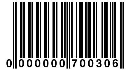 0 000000 700306