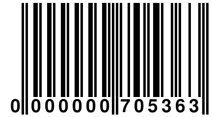 0 000000 705363