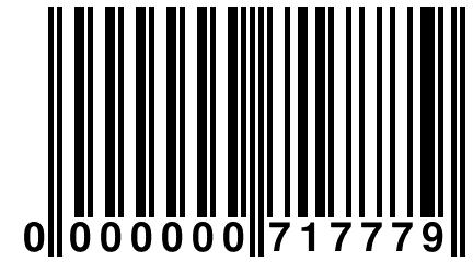 0 000000 717779