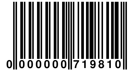 0 000000 719810