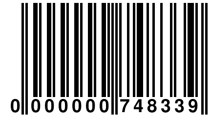 0 000000 748339