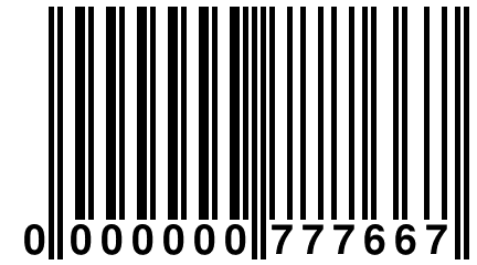 0 000000 777667