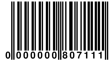 0 000000 807111