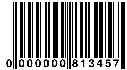 0 000000 813457