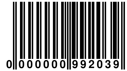 0 000000 992039