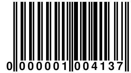 0 000001 004137