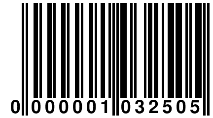 0 000001 032505