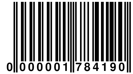 0 000001 784190