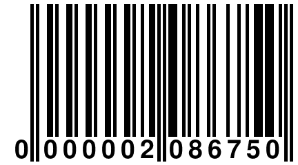 0 000002 086750