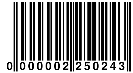 0 000002 250243