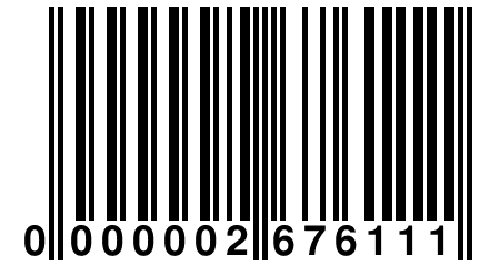 0 000002 676111