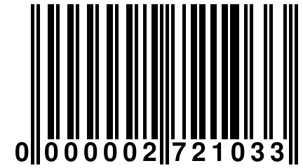 0 000002 721033