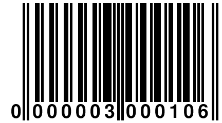 0 000003 000106