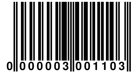 0 000003 001103