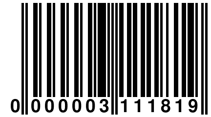 0 000003 111819