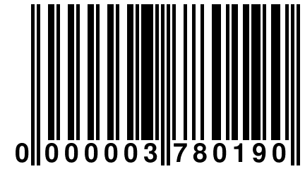 0 000003 780190