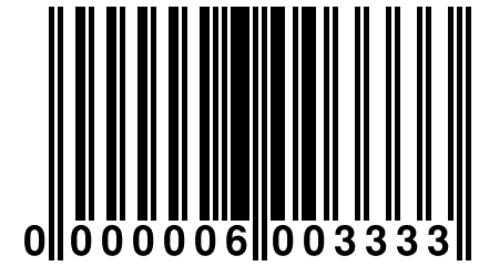 0 000006 003333