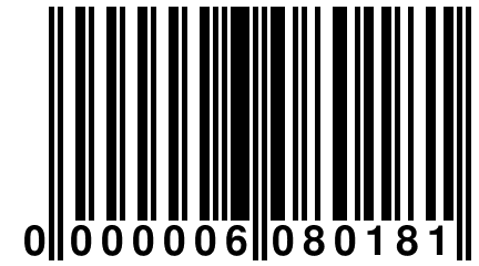 0 000006 080181