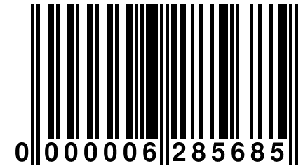 0 000006 285685