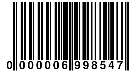 0 000006 998547