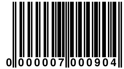 0 000007 000904