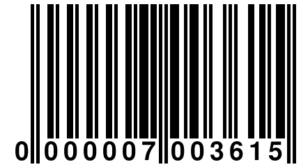 0 000007 003615