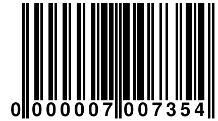 0 000007 007354