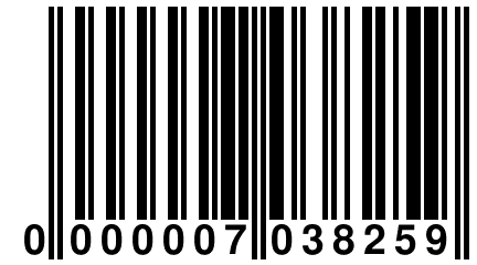 0 000007 038259