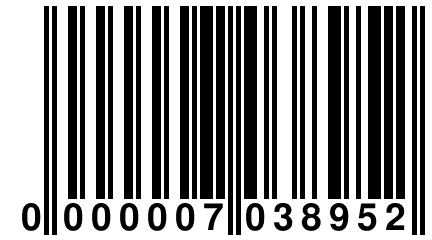 0 000007 038952