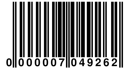 0 000007 049262