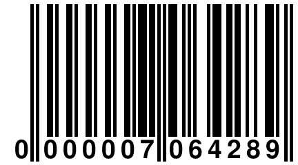 0 000007 064289