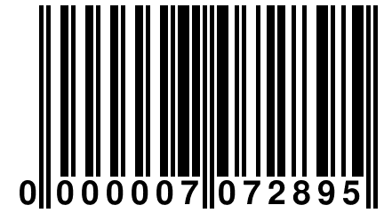 0 000007 072895