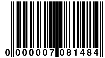 0 000007 081484