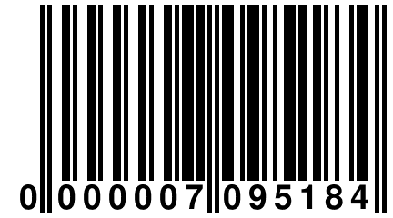 0 000007 095184