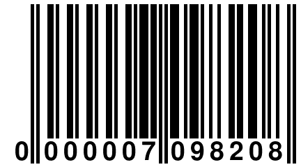 0 000007 098208