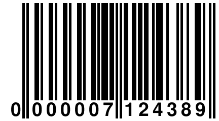 0 000007 124389