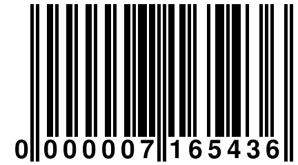 0 000007 165436