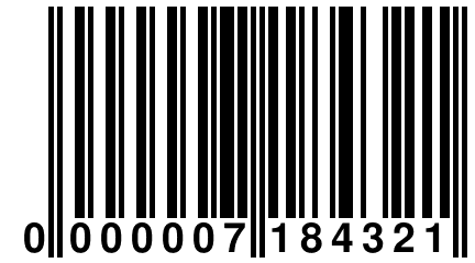 0 000007 184321