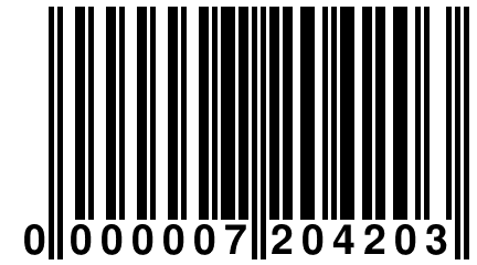 0 000007 204203