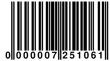 0 000007 251061