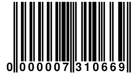 0 000007 310669