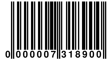 0 000007 318900