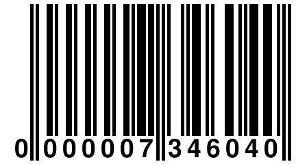 0 000007 346040