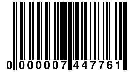 0 000007 447761