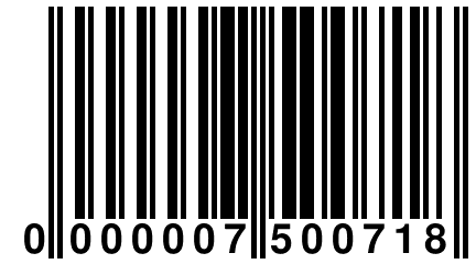 0 000007 500718