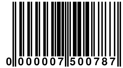 0 000007 500787