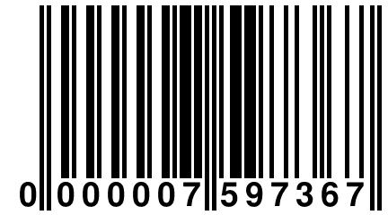 0 000007 597367