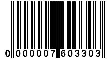 0 000007 603303