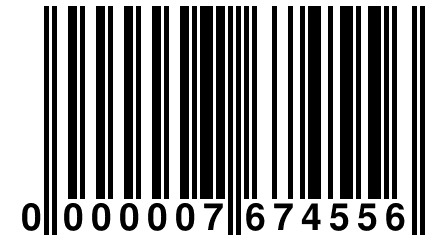 0 000007 674556