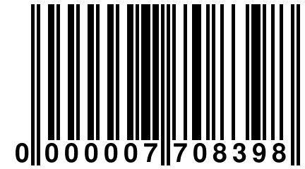 0 000007 708398